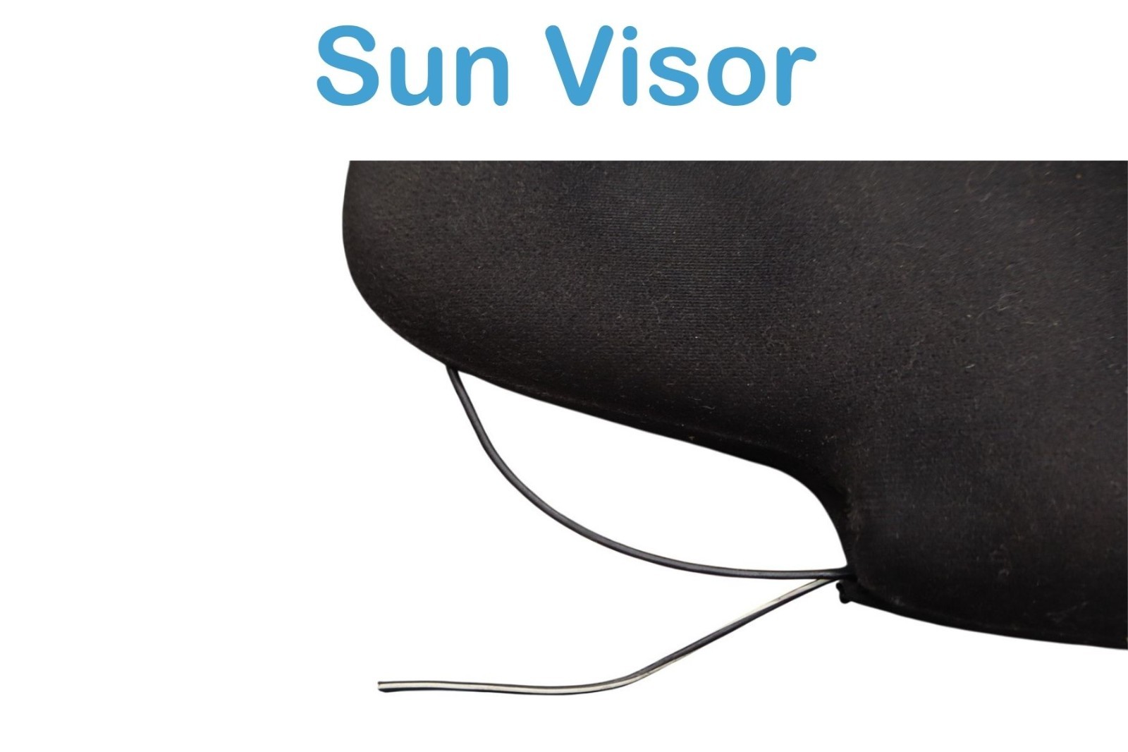 14-17 Maserati Ghibli Front Left Driver Side Sun Visor Sunvisor Shade Black Oem
