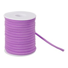 Nylon Elastic Cord, 1/4 Inch 21.87 Yard Stretchy Spandex Cord, Purple Red