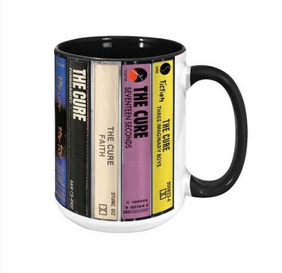 The Cure Albums Cassette Retro Collection Accent Mug