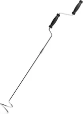 Stainless Steel Compost Aerator Tool - Manual Turner & Mixer for Compost