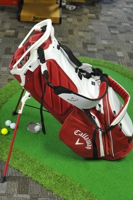Callaway Fairway 14 Stand Golf Bag White/Red #207595 | eBay