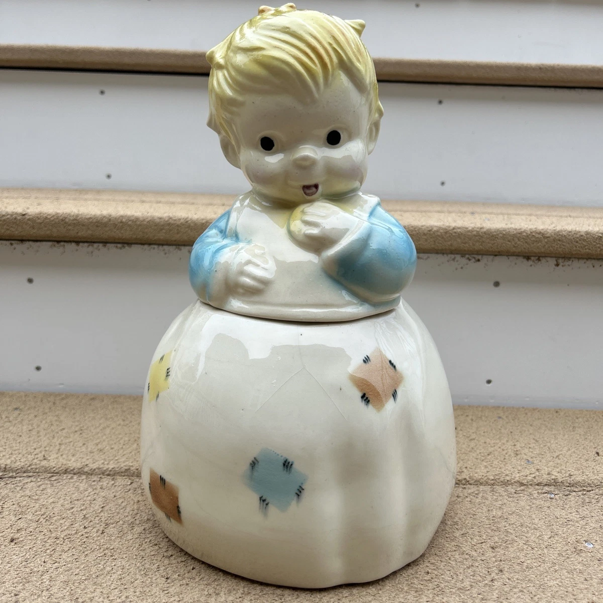 Vintage Cookie Jar Girl for sale | eBay
