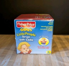 Vintage Fisher Price Little People Bingo Game. 2001 Matching Game with Eddie!  