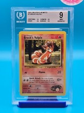 BGS 9 - 2000 Pokemon Gym Heroes Unlimited #73 Brock's Vulpix C on eBay