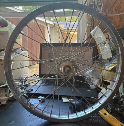 Vintage Old School BMX 20" x 2.125 Chrome Steel Araya 36 Hole Sansin Hub Wheel