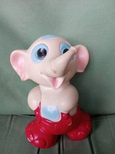 raro pupazzo LEDRA m.der made in italy  anni 60 elefantino h.cm 18 