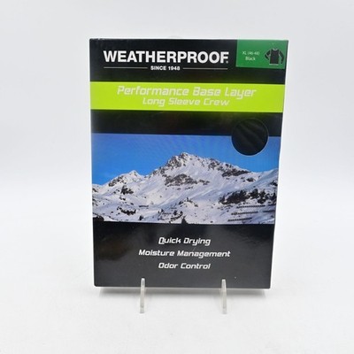 Weatherproof Performance Base Layer Long Sleeve Crew Men's Size XL (46-48) NIP