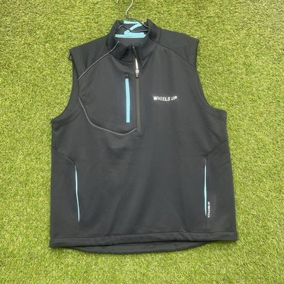 Zero Restriction Vest Mens Large 1/2 Zip Golf Tech Performance Vented Outdoor