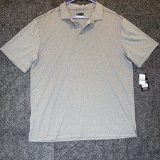 PGA Tour Men s Golf Polo Shirt Short Sleeve Size- XL Grey Heather NWT