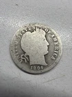 1904 Barber Liberty Head Dime 90% silver Actual coin Good Coin