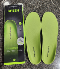 Superfeet Green Insoles Orthotic Arch Support Size G M 13.5-15 W 12-13.5 NEW NIB