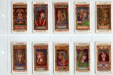 PLAYERS: Egyptian Kings & Queens & Classical Deities  1912 Set 25 Cards