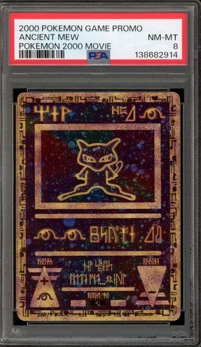 Pokemon Ancient Mew Movie 2000 Promo PSA 8
