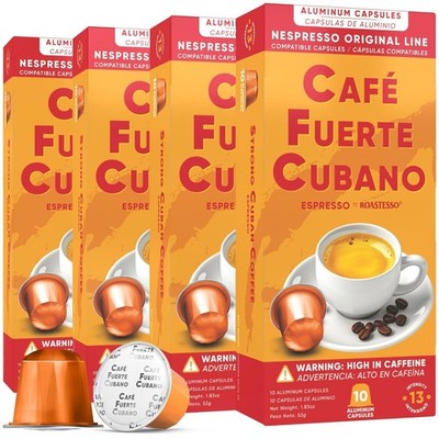Aluminum Espresso Capsules, Compatible with Nespresso  Machines, Dark Roast, ...