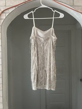 Woman Dress Short silver sequin dress S/M Fashion Nova