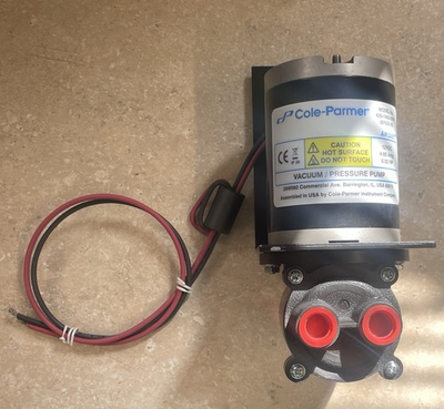 #ad #ad NEW Cole Parmer 07532 25 Vacuum Pressure Pump Diaphragm Single Head 12 VDC $325.00