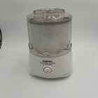 Cuisinart Ice Cream Maker Unisex OS White Excellent ICE 20 Frozen Yogurt Sorbet