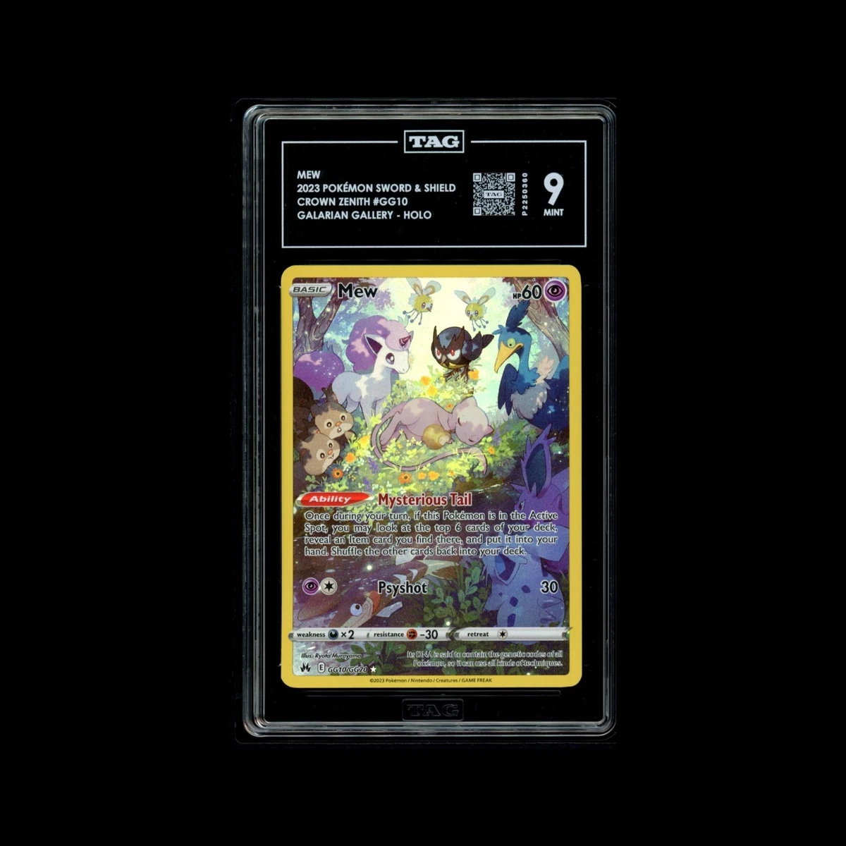Mew GG10/GG70 Crown Zenith: Galarian Gallery Just Listed 2026