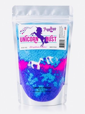 Fizz Bizz Unicorn Dust Exfoliating Bath Salts 10 oz Colorful Kids Bath