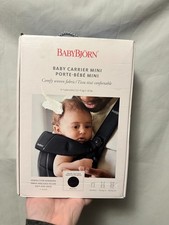New BabyBjorn Mini Baby Carrier Black, 7-25 Lbs, 0-1 Year Soft Snug