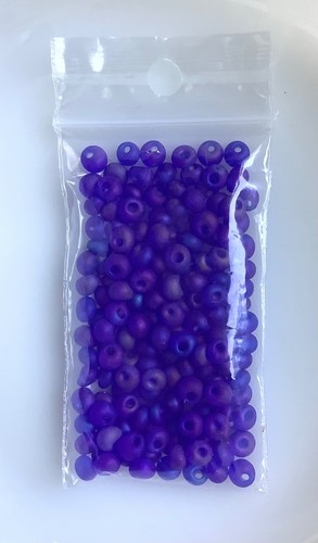 Seed Beads 15g Size 5 Purple Green Jewellery Making Sewing Embellishments Crafts - Picture 6 of 6