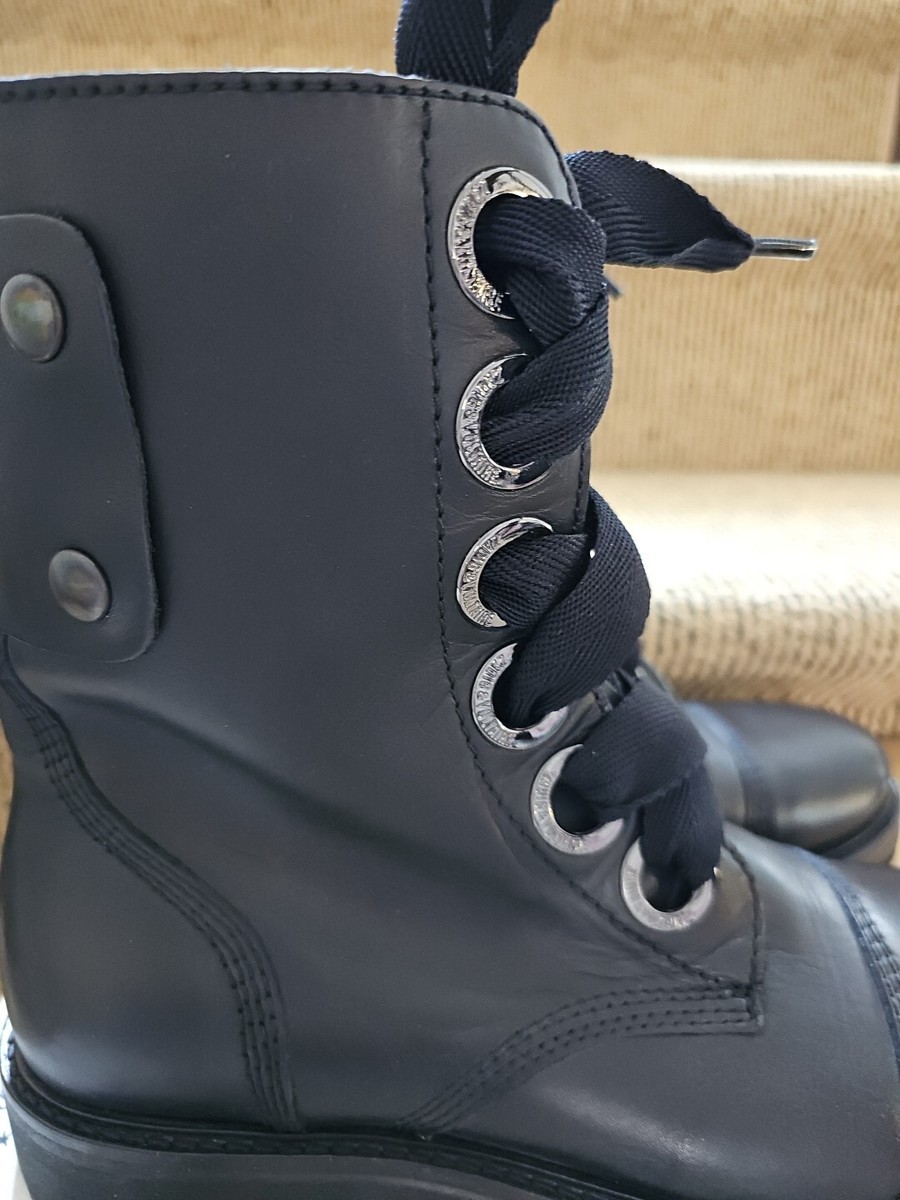 ショートブーツ・ブーティ Joe Fast Ankle Boots - Zadig & Voltaire - Leather - Silver Joe Fast Vintage Metal Gray Ankle Boots for Women