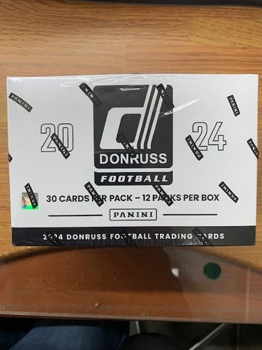 2024 Panini Donruss NFL Football Factory Sealed 12 Pack Fat Pack Box-FAST SHIP