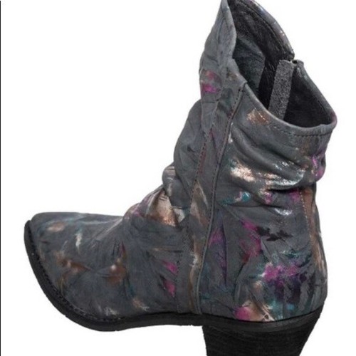 Antelope Peacock Danuta Suede Bootie Boots Size 6 37 New - Picture 4 of 5