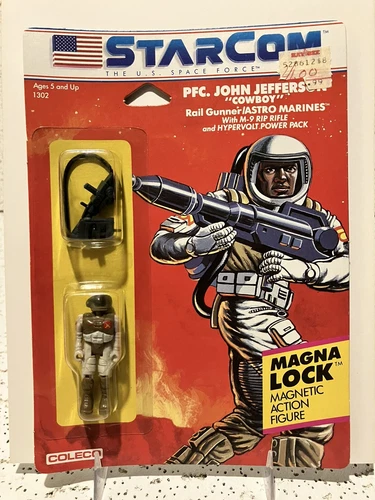 STARCOM PFC. JOHN JEFFERSON MOC SEALED COLECO VINTAGE Cowboy