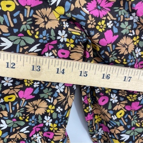 GAP Kids pintuck Tiered Floral Dress brown ditsy floral girls Sz M - Picture 5 of 8