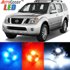 10 x Premium White LED Lights Interior Package Kit for Nissan Pathfinder 05-12