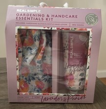 Real Simple Floral Gardening  Handcare Essential Kit -Lavender  Peonies Lotion