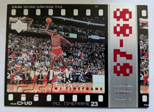 MICHAEL JORDAN, 1998 UPPER DECK MJ TIME FRAME. 2nd SLAM DUNK TITLE #24