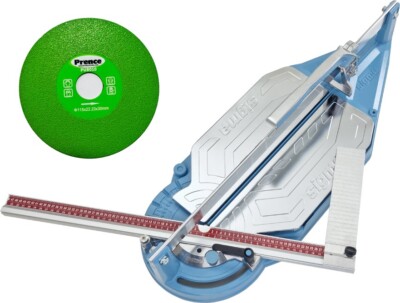 SIGMA 4BU 27.5'' Tile Cutter + 4.5'' Glass / Ceramic Diamond Blade SHIPS FROM USA