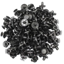 100x TOYOTA & LEXUS Trim Panel Clips Bumper Fender Push Pin Rivet fit 7mm Engine