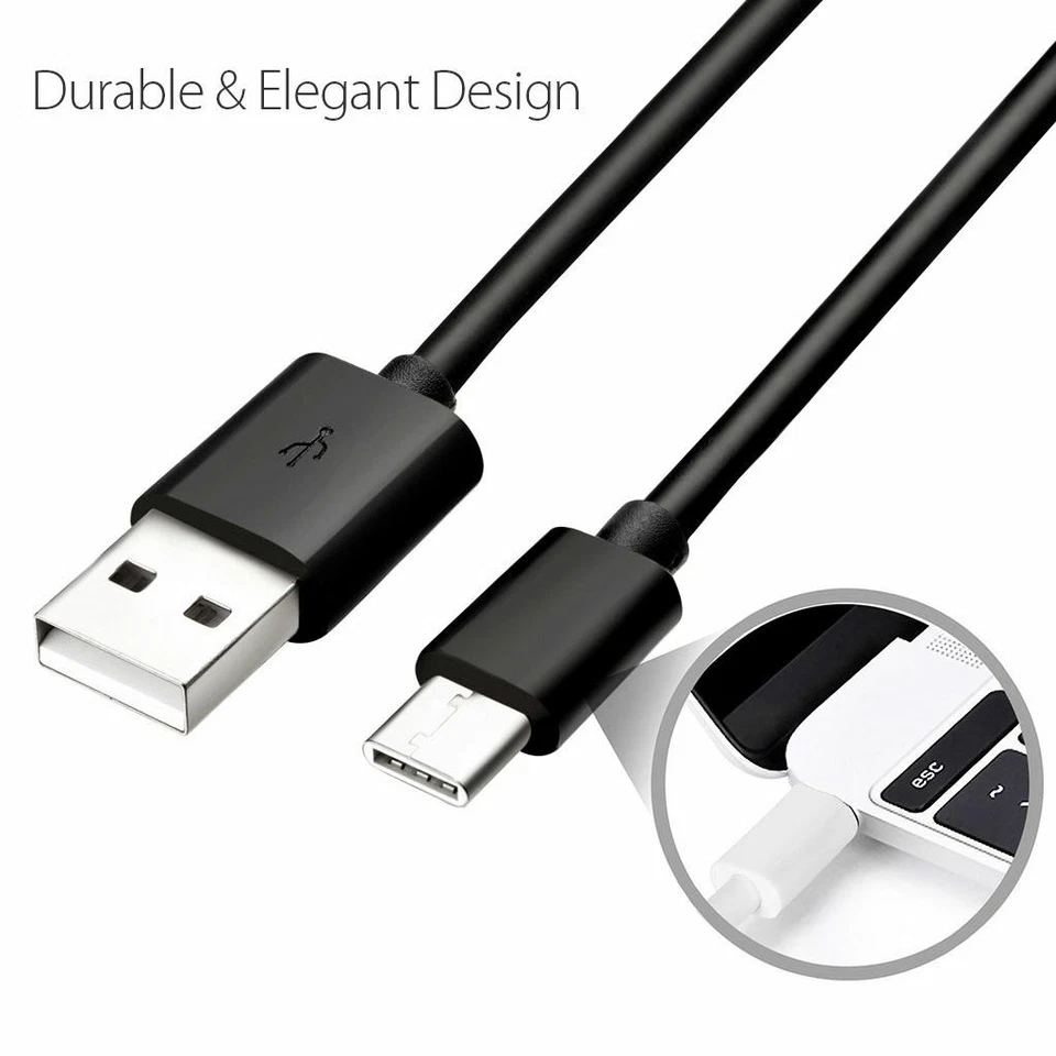 3X USB C Type-C Cable Fast Charger Data Sync Charging Cord Galaxy S9 S8 Plus - Image 2 of 4