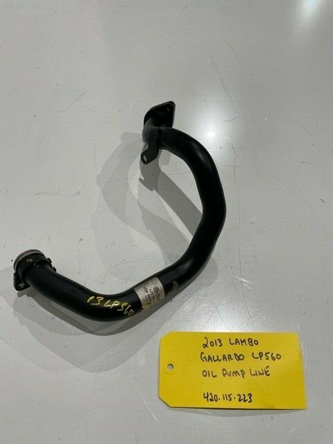 13 LAMBORGHINI GALLARDO LP560 LP550 R8 OEM OIL LINE HOSE TO PUMP 420115223
