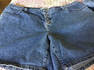 size 20 denim shorts