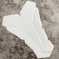 CLEAR 3D RUBBER GEL FUEL GAS TANK PAD EMBLEM DECAL STICKER RACING TOURING BIKE