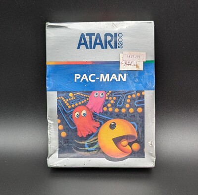 Vintage Atari 5200 PAC-MAN NEW Factory sealed W/Creased Box 