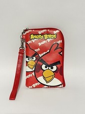 Angry Birds Zip Wallet, Red Color, With Hand Strap