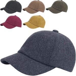 plain wool baseball cap