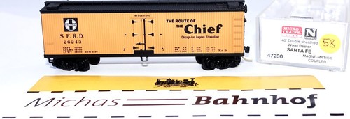 Micro Trains Line 47230 40' Sheathed Reefer Santa Fe 26243 N 1:160 f58 å | Zustand: Gebraucht
