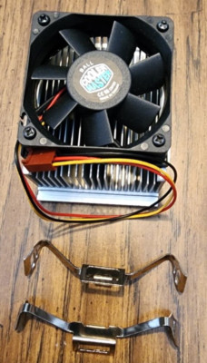 Cooler Master CPU Fan Intel Pentium P4 DP4-6151-0B NOS NIB Vintage 423 w/ Clips