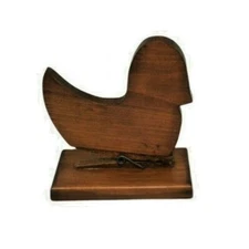 Wooden Duck Paper Clip Holder Made In Vermont Vintage