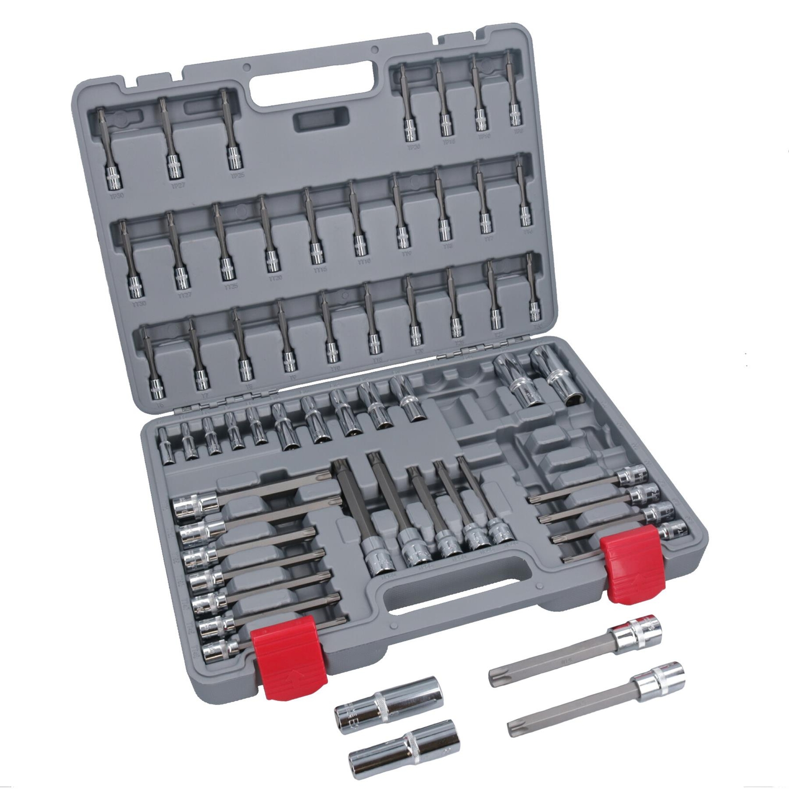 Torx Star Tamper Proof Star Plus E Sockets Male Female T6 – T70 E4 - E24 60pc