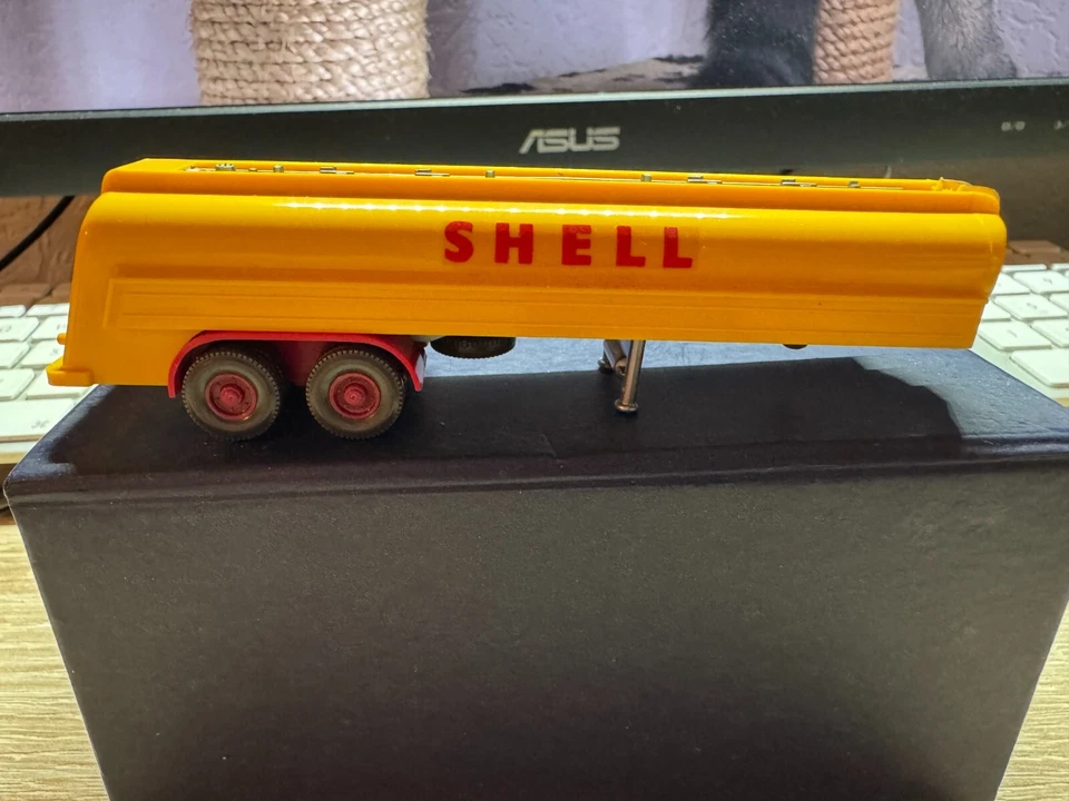 Wiking Camion Shell Rimorchio Buone Condizioni 1:87 - Immagine 2 di 4
