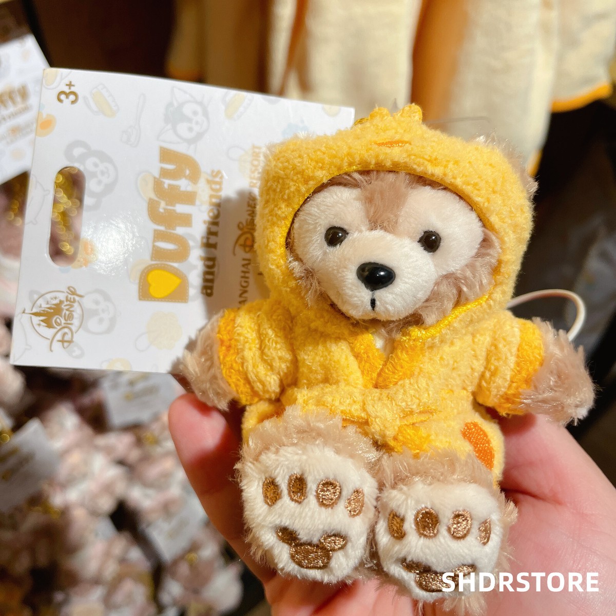 Disney authentic 2022 Duffy plush small keychain charm disneyland