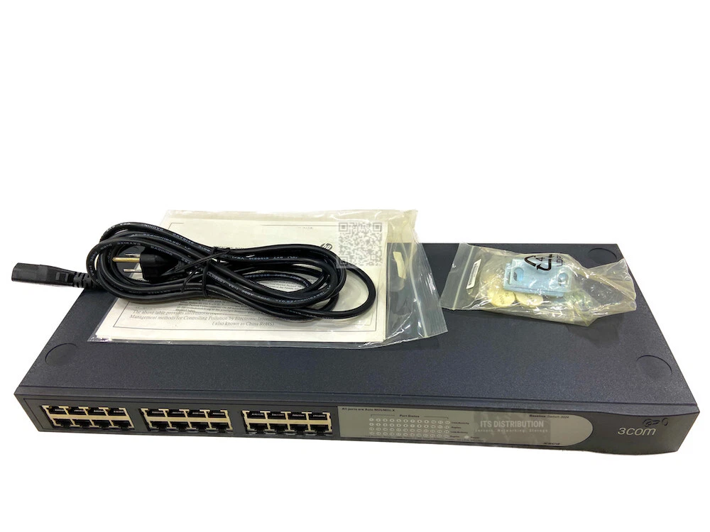 Switch HPE 3COM V1405-24 JD986A – 24 Porte Fast Ethernet – Nuovo Sigillato – Ricambio 3C16471B
