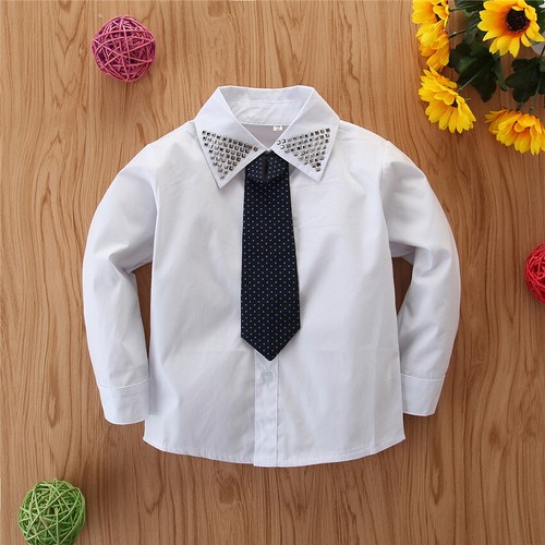 3PCS Baby Boys Gentleman Outfits suit Vest+T Shirt+Denim pants Kids Clothes Set - Picture 6 of 8